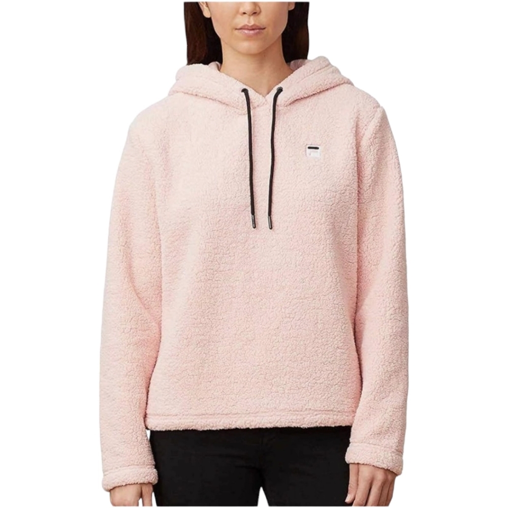 FILA Pastel Pink Pullover Sherpa Hoodie XL